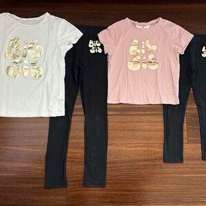 H&M 'Big Sis' and ‘Lil Sis’ T-Shirts and Leggings Sets